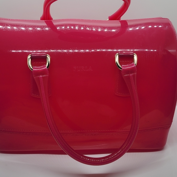 Medium Fuschia Furla Candy Bag - Picture 8 of 16